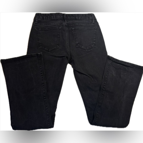 ✨Black Gap Denim Flare Bell Bottom Leg Size 26 Regular Long And Lean - Picture 3 of 5